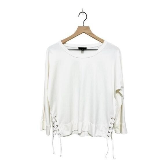 J.Crew ecru cotton sweater • women’s size S • 100% breathable cotton knit • - Picture 5 of 9